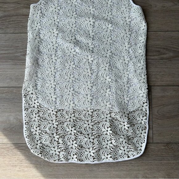 Torn By Ronny Kobo Lace Back High Low Hem Sleeveless Top - Picture 12 of 13
